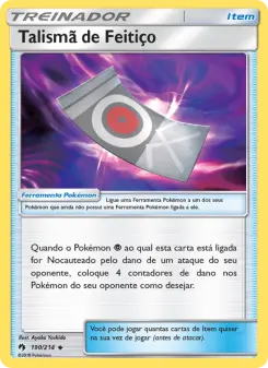 Talismã de Feitiço – Carta Pokémon TCG