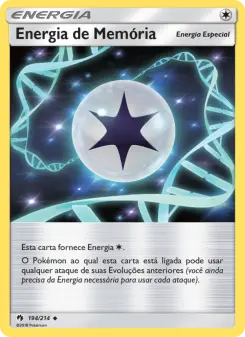 Energia de Memória – Carta Pokémon TCG