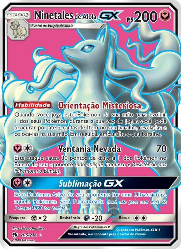 Ninetales de Alola GX – Pokémon TCG