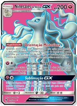 Ninetales de Alola GX – Carta Pokémon TCG