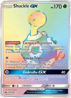 Shuckle GX – Carta Pokémon TCG