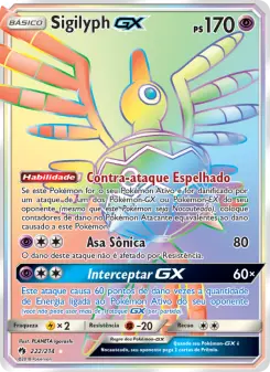 Sigilyph GX – Carta Pokémon TCG
