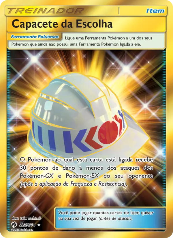Capacete da Escolha – Pokémon TCG