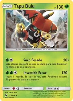 Tapu Bulu – Carta Pokémon TCG