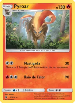 Pyroar – Carta Pokémon TCG