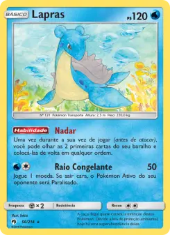 Lapras – Carta Pokémon TCG