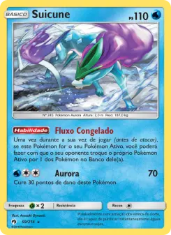 Suicune – Carta Pokémon TCG