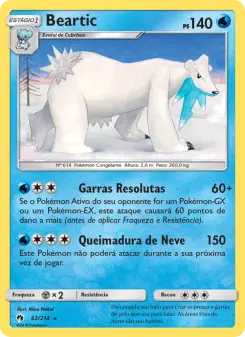 Beartic – Carta Pokémon TCG