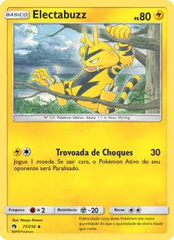 Electabuzz – Carta Pokémon TCG