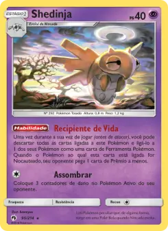 Shedinja – Carta Pokémon TCG