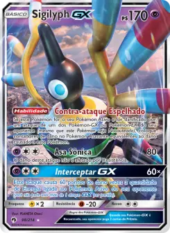 Sigilyph GX – Carta Pokémon TCG