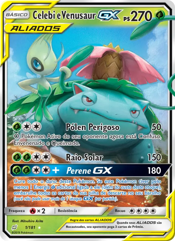 Celebi e Venusaur GX – Pokémon TCG