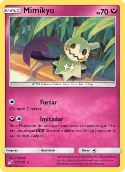 Mimikyu – Carta Pokémon TCG