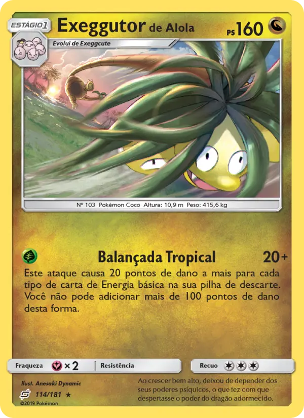 Exeggutor de Alola – Pokémon TCG