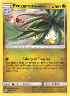 Exeggutor de Alola – Carta Pokémon TCG