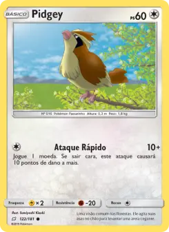 Pidgey – Carta Pokémon TCG