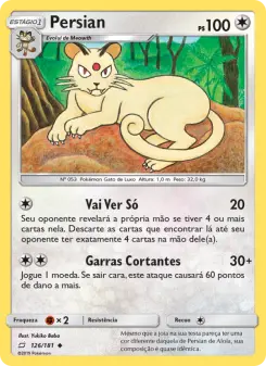 Persian – Carta Pokémon TCG