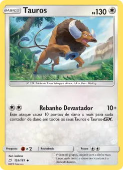 Tauros – Carta Pokémon TCG