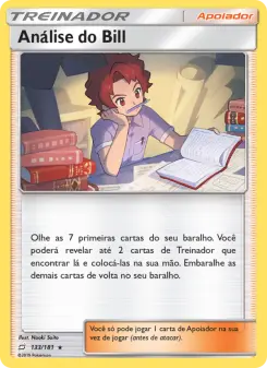 Análise do Bill – Carta Pokémon TCG
