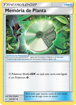 Memória de Planta – Carta Pokémon TCG