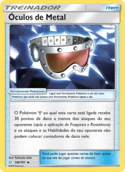 Óculos de Metal – Carta Pokémon TCG
