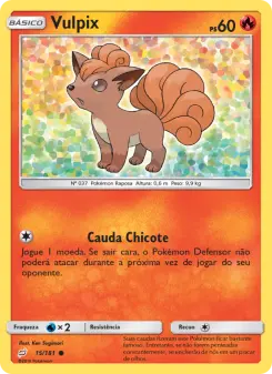 Vulpix – Carta Pokémon TCG