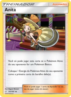 Anita – Carta Pokémon TCG