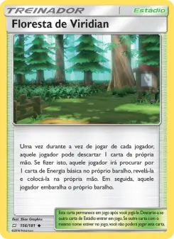 Floresta de Viridian – Carta Pokémon TCG