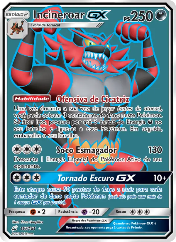 Incineroar GX – Pokémon TCG