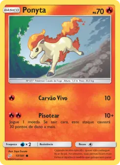 Ponyta – Carta Pokémon TCG