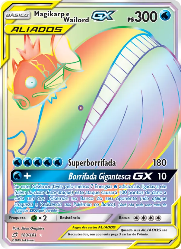 Magikarp e Wailord GX – Pokémon TCG