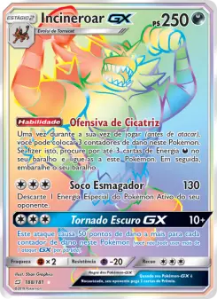 Incineroar GX – Carta Pokémon TCG