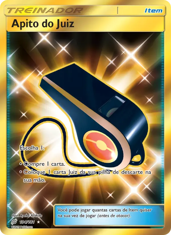 Apito do Juiz – Pokémon TCG
