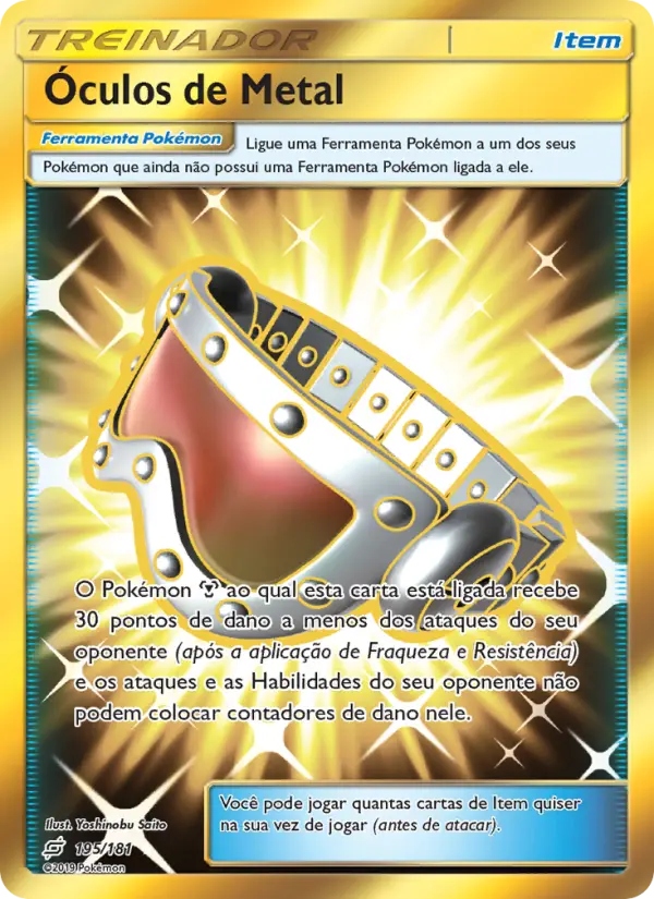 Óculos de Metal – Pokémon TCG