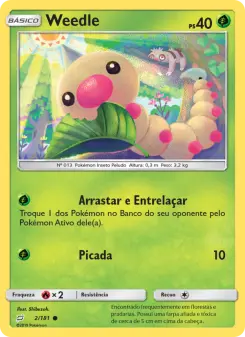 Weedle – Carta Pokémon TCG