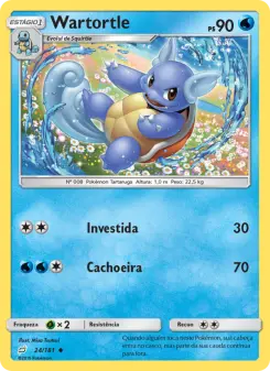 Wartortle – Carta Pokémon TCG