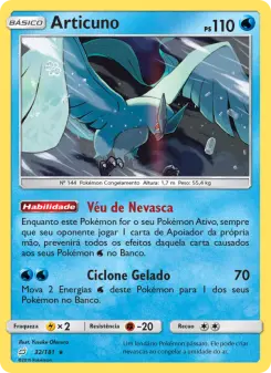 Articuno – Carta Pokémon TCG