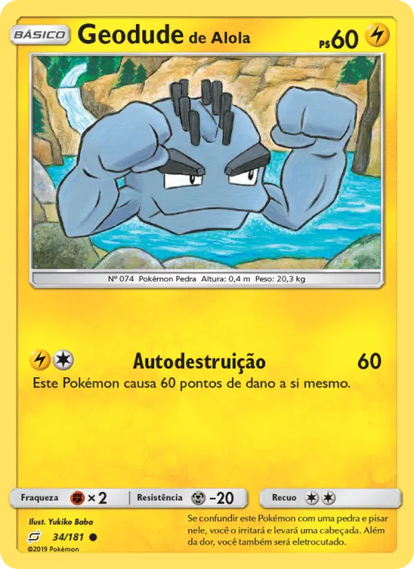 Geodude de Alola – Pokémon TCG