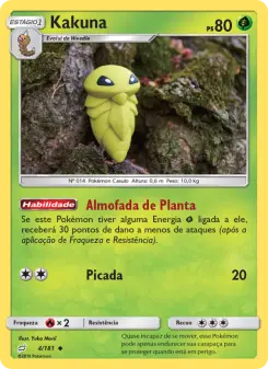 Kakuna – Carta Pokémon TCG