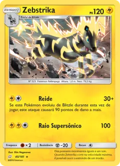 Zebstrika – Carta Pokémon TCG