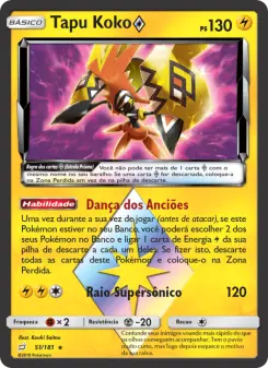 Tapu Koko ◇ – Carta Pokémon TCG