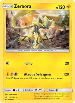 Zeraora – Carta Pokémon TCG