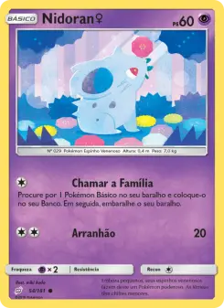 Nidoran♀ – Carta Pokémon TCG