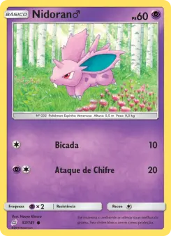 Nidoran♂ – Carta Pokémon TCG