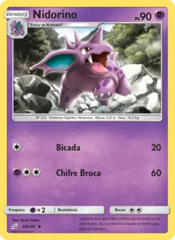 Nidorino – Carta Pokémon TCG