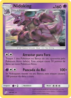 Nidoking – Carta Pokémon TCG