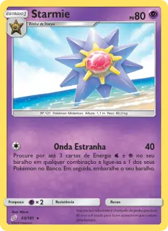 Starmie – Carta Pokémon TCG