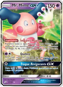 Mr. Mime GX – Carta Pokémon TCG