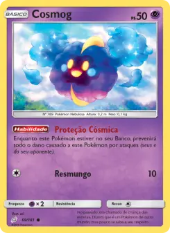Cosmog – Carta Pokémon TCG