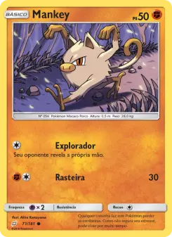 Mankey – Carta Pokémon TCG